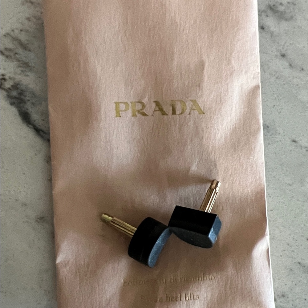 Prada Women's Sleek Black Heeled Boots - Picture 6 of 6